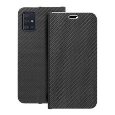 Kryt Flip Case Samsung Galaxy A51 Luna Book Carbon Black Kryt Flip Case Samsung Galaxy A51 Luna Book Carbon Black