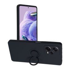 Kryt SILICONE RING Case  Xiaomi Redmi Note 12 Pro+ 5G čierny