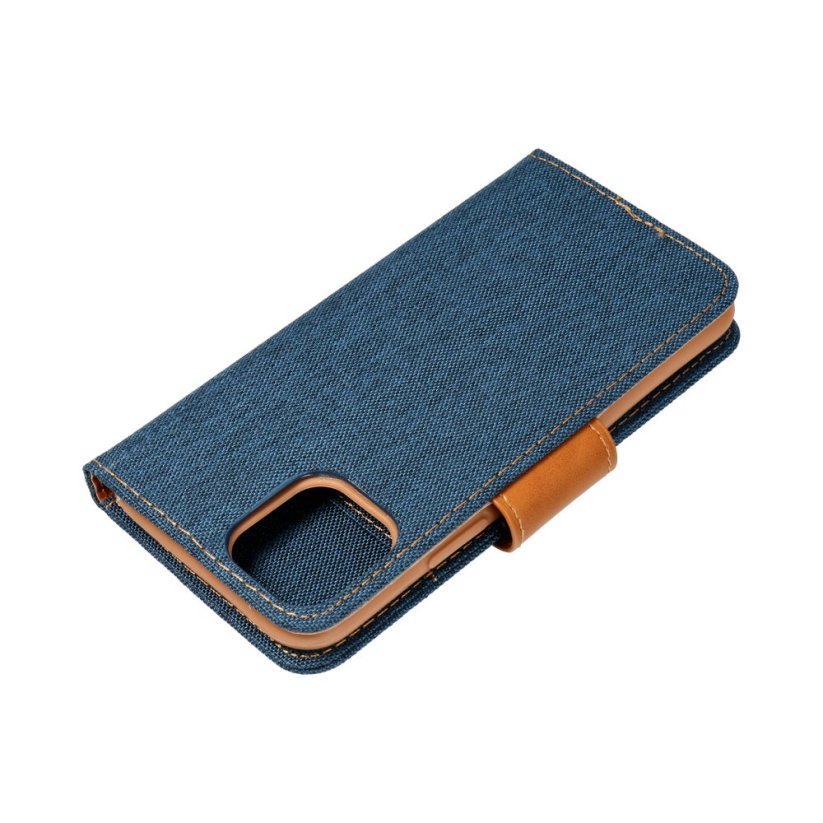 Kryt Canvas Book Case Samsung Galaxy A14 4G / A14 5G Navy Blue