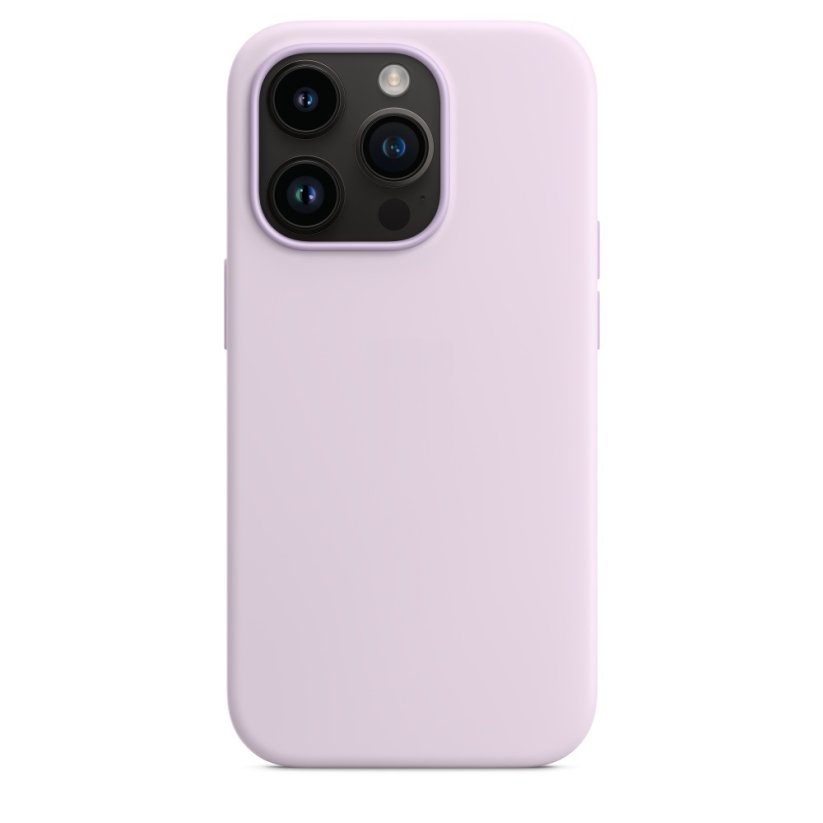 iPhone 14 Pro Silicone Case s MagSafe - Lilac design (fialový)