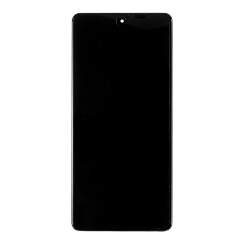 Kijelző kerettel Xiaomi Redmi Note 12 Pro 5G Black (Service Pack - eredeti pótalkatrész)