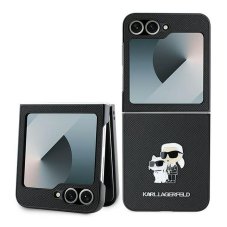 Kryt Karl Lagerfeld Case Samsung Galaxy Z Flip 6 Klhczf6Sapkcnpk (Hc Saffiano Kc Metal Pin) Black Kryt Karl Lagerfeld Case Samsung Galaxy Z Flip 6 Klhczf6Sapkcnpk (Hc Saffiano Kc Metal Pin) Black