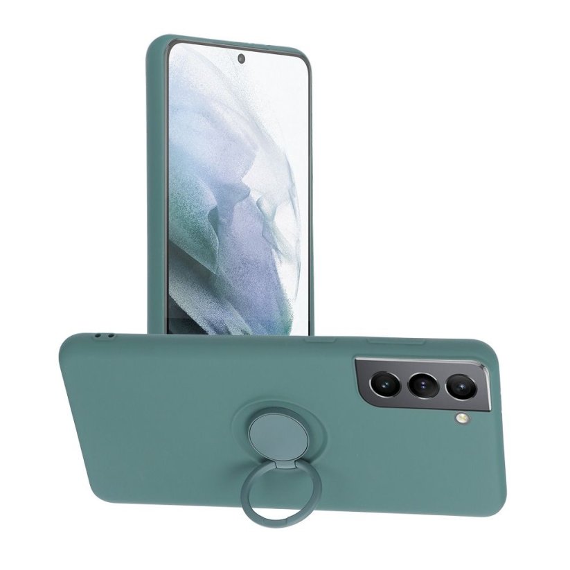 Kryt Silicone Ring Case Samsung Galaxy A13 4G Green