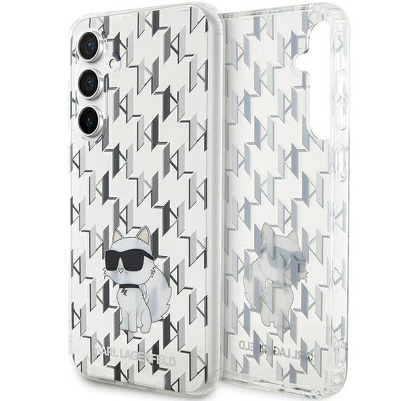 Kryt Original Faceplate Case Karl Lagerfeld Klhcs23Fehncmklt Samsung Galaxy S23 FE (Monogram / Transaprent)