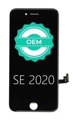 Čierny LCD displej iPhone SE 2020 + dotyková doska OEM