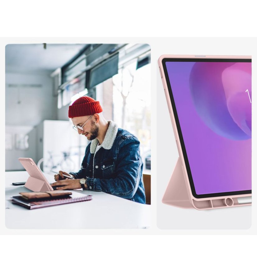 Kryt Tech-Protect SC Pen Lenovo Idea Tab Plus 12.1 Tb-361 Pink