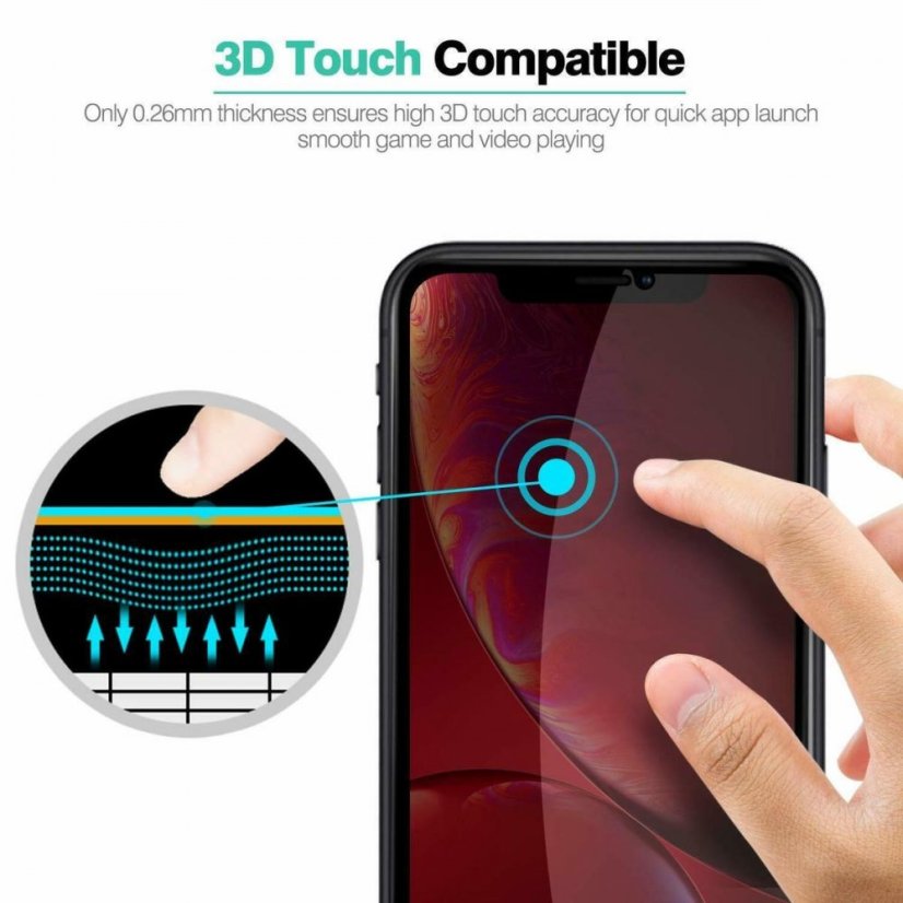 5D matné ochranné temperované sklo pre Apple iPhone 11