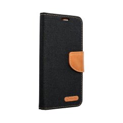 Kryt Canvas Book Case Xiaomi Redmi 13C / Poco C65 Black