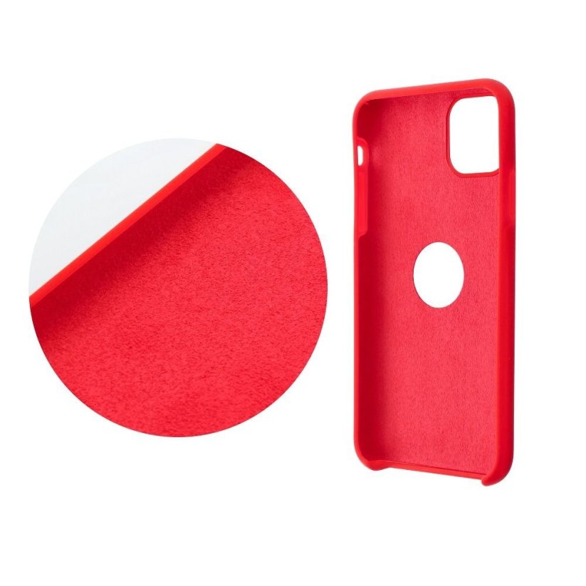 Forcell Silicone Case  Samsung Galaxy A03s červený