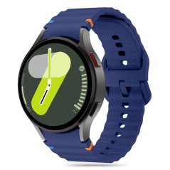 Remienok Tech-Protect Silicone Sport Samsung Galaxy Watch 4 / 5 / 5 Pro / 6 / 7 / FE Navy Blue