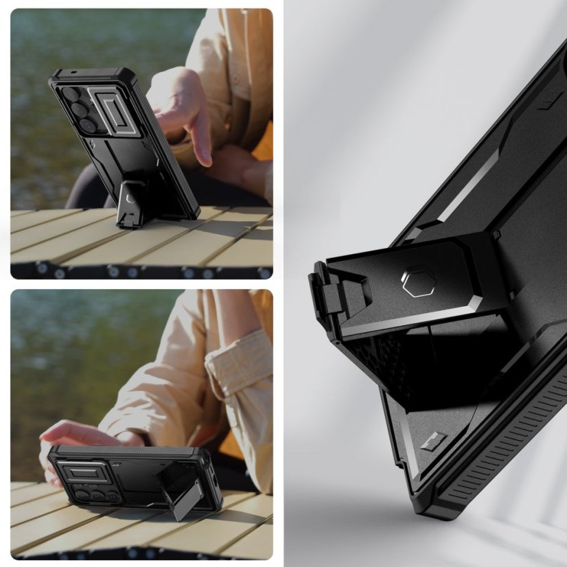 Tok Tech-Protect Kevlar Cam+ Samsung Galaxy S25 Ultra Black