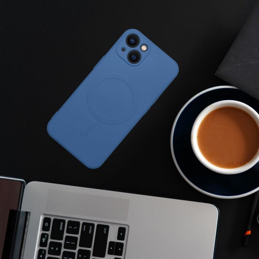 Kryt Case Samsung Galaxy S25 Ultra Silicone Mag Cover s MagSafe Blue