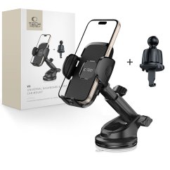 Držiak do auta Tech-Protect V3 Universal Dashboard & Vent Car Mount Black