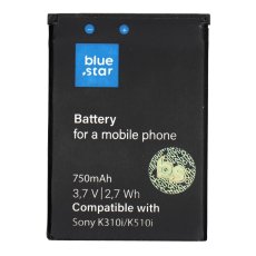 Akkumulátor Battery Sony Ericcson K310I / K510I / J300 / W200 / T280 750 mAh Blue Star Premium