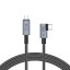 Kábel Tech-Protect Ultraboost Max ”L” Usb 4.0 8K 40Gbps Type-C Cable PD240W 150cm Grey