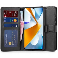 Kryt Tech-Protect Wallet Xiaomi Poco C40 Black Kryt Tech-Protect Wallet Xiaomi Poco C40 Black