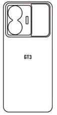 Hidrogél - hátsó védőfólia - Realme GT3