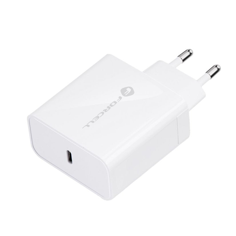 Phone Charger Forcell F-Energy USB C Qc4.0 Pd 3A 45W Tfk-Tc-45Wpd White