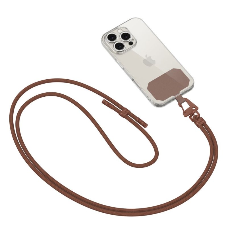 Kryt Tech-Protect C5S Rope Crossbody Strap Chocolate Brown