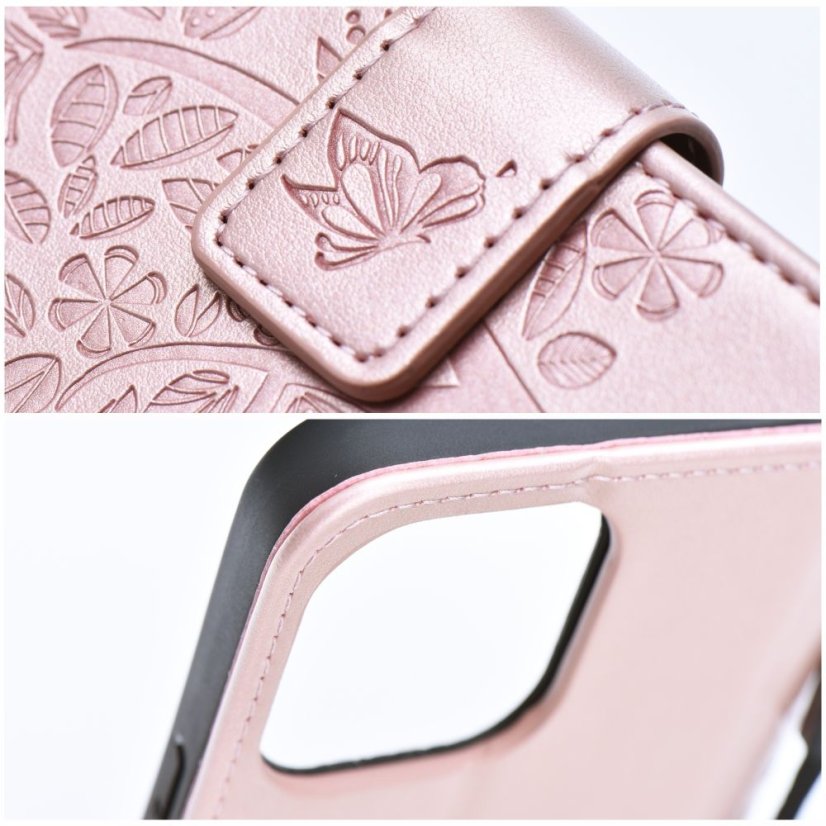 Tok MEZZO Book Case Xiaomi Redmi Note 10 Pro strom Rose Gold