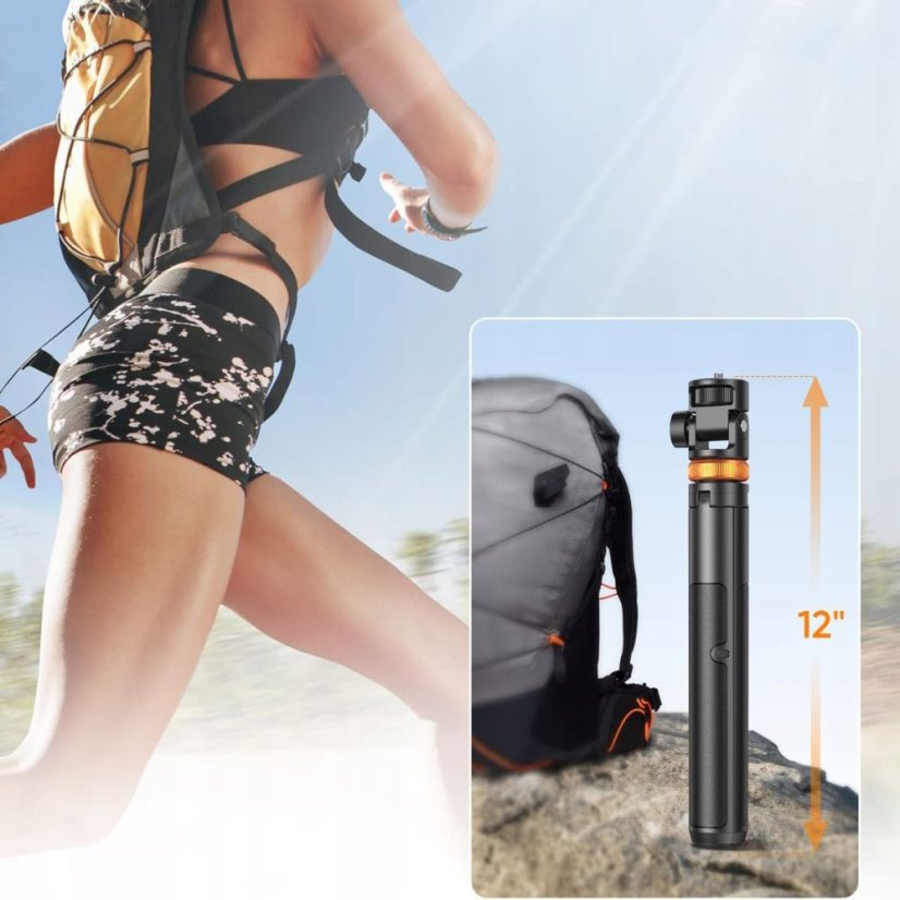 Selfie tyč Tech-Protect L03S Bluetooth Selfie Stick Tripod Black
