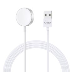 Kábel Tech-Protect Ultraboost Magnetic Charging Cable 120cm Apple Watch White