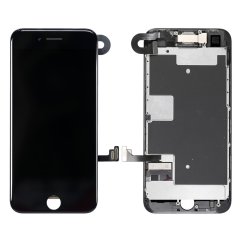 Čierny LCD displej iPhone 8 s prednou kamerou + proximity senzor OEM (bez home button)