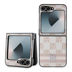 DKNY PU Leather Checkered Pattern and Stripe zadný kryt pre Samsung Galaxy Z Flip 6 Pink DKNY PU Leather Checkered Pattern and Stripe zadný kryt pre Samsung Galaxy Z Flip 6 Pink