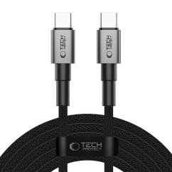Kábel Tech-Protect Ultraboost Dna Type-C Cable PD60W/3A 300cm Iron Grey