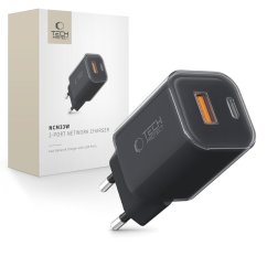 Nabíjačka do siete Tech-Protect Ncm33W 2-Port Network Charger PD33W/QC3.0 Black