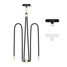 Kryt Tech-Protect C2S Rope Crossbody Strap Black/Gold Kryt Tech-Protect C2S Rope Crossbody Strap Black/Gold