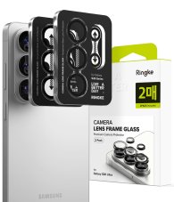 Hátsó kamera védőüveg 2 darabos csomag, Hátsó kamera védőüvegek Ringke Camera Frame Protector 2-Pack Samsung Galaxy S26 Ultra Black Hátsó kamera védőüveg 2 darabos csomag, Hátsó kamera védőüvegek Ringke Camera Frame Protector 2-Pack Samsung Galaxy S26 Ultra Black