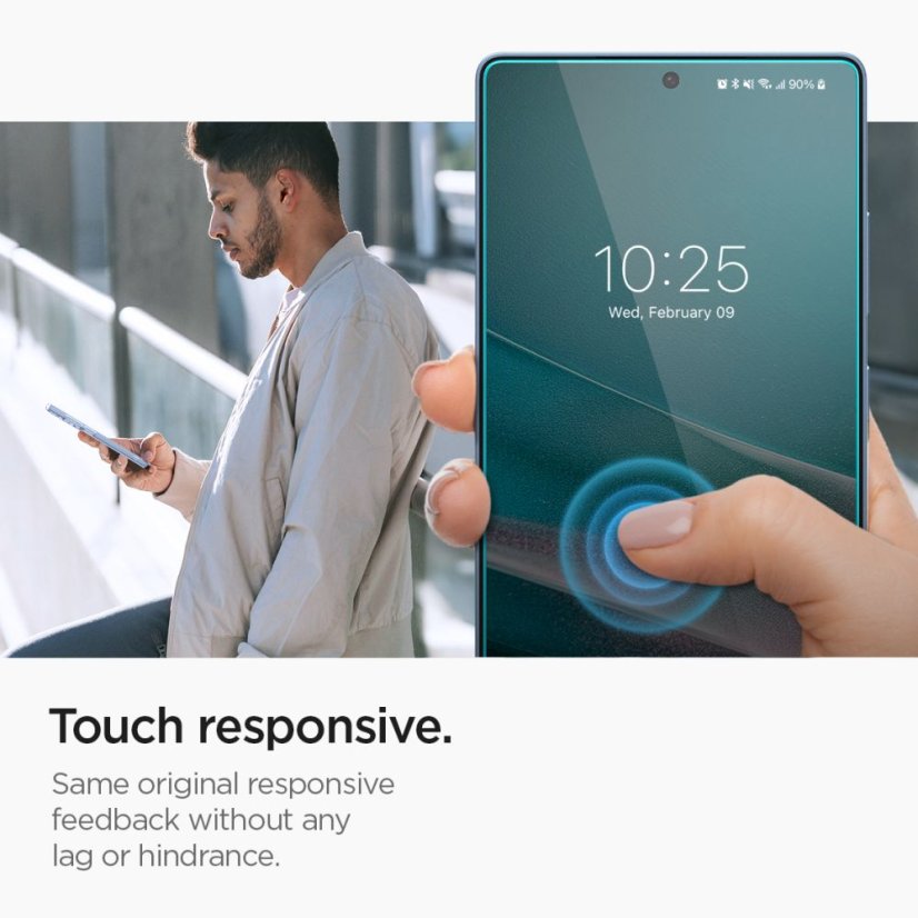 edzett védőüveg Spigen Glas.Tr "Ez Fit" Hd 2-Pack Samsung Galaxy S25 Ultra Clear
