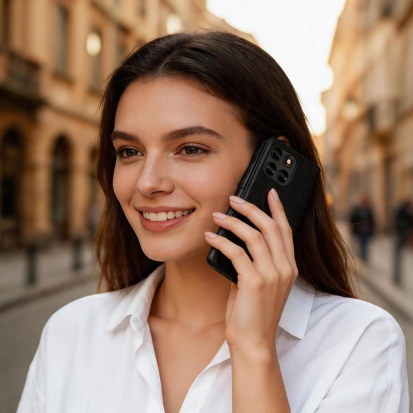 Kryt Tech-Protect Wallet Motorola Moto G67 / G77 Black