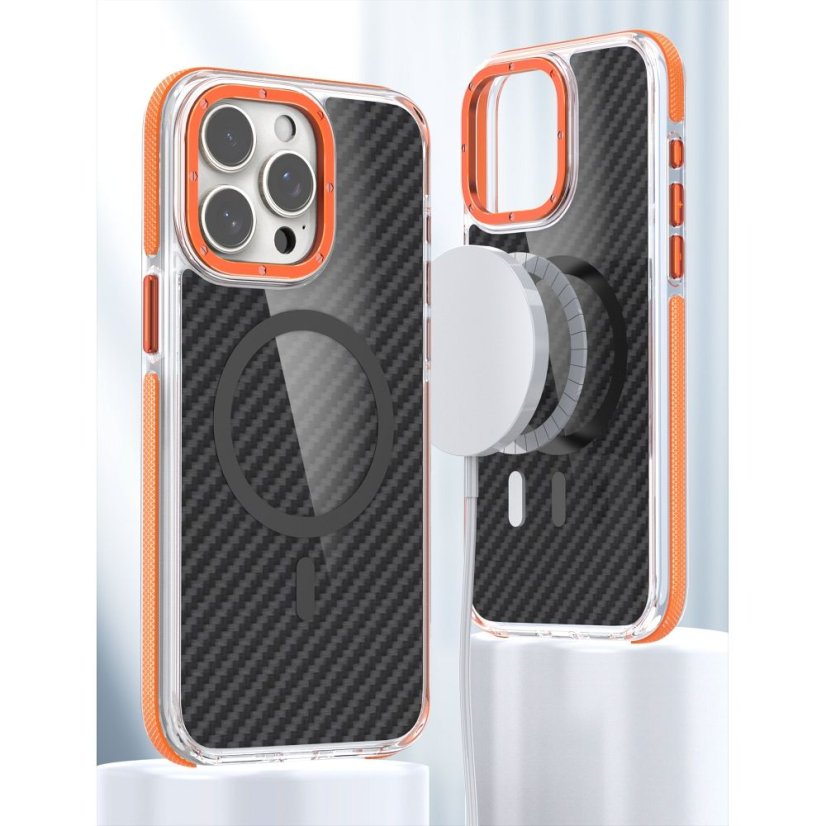 Kryt Case Xiaomi Redmi 14C / Poco C75 4G Fiber s MagSafe Orange