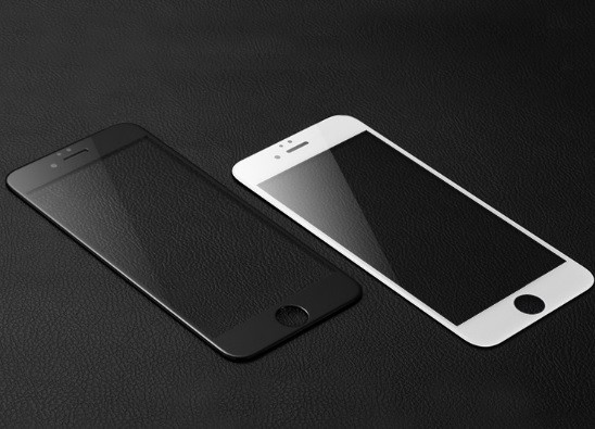 3D Crystal UltraSlim - biele tvrdené ochranné sklo iPhone 6/6S