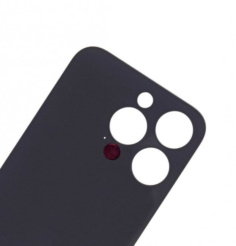 Apple iPhone 15 Pro - Náhradné zadné sklo housingu (Black Titanium)