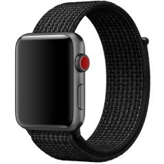 Nylonový remienok pre Apple Watch (42/44/45mm) Black White