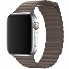Koženkový remienok Leather Loop pre Apple Watch (38/40/41mm) Brown