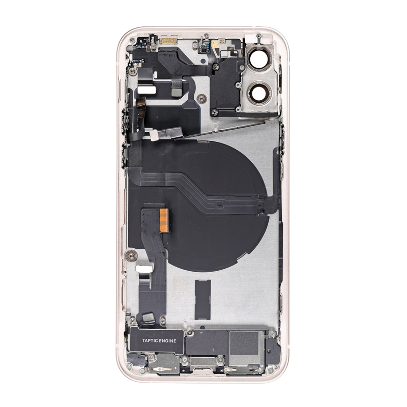 Apple iPhone 12 - Zadný housing s predinštalovanými dielmi (White)