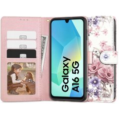 Kryt Tech-Protect Wallet Samsung Galaxy A16 4G / 5G Blossom Flower Kryt Tech-Protect Wallet Samsung Galaxy A16 4G / 5G Blossom Flower