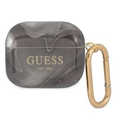 Kryt Guess Case Apple Airpods 3 Gua3Unmk (Marble Collection) Black Kryt Guess Case Apple Airpods 3 Gua3Unmk (Marble Collection) Black