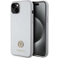 Kryt Guess Case iPhone 13 / 14 / 15 Guhcp15Sps4Dgps (Strass Metal Logo) Silver