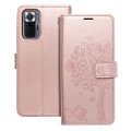 Tok MEZZO Book Case Xiaomi Redmi Note 10 Pro strom Rose Gold