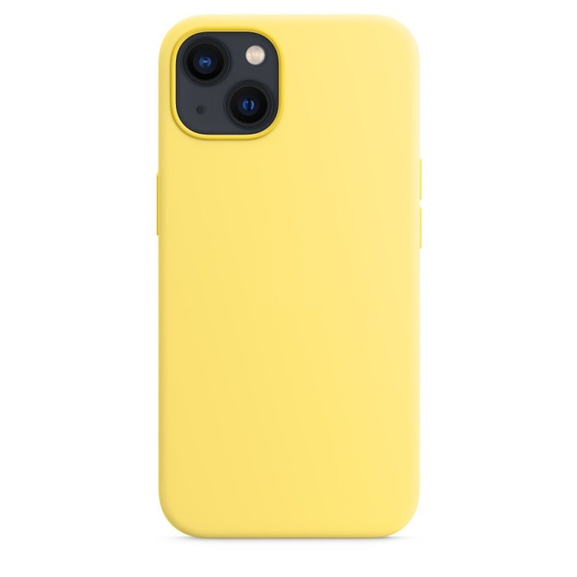 iPhone 13 Silicone Case s MagSafe - Lemon Zest design (žltý)
