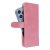 Kryt Flip Case iPhone 12 / 13 / Samsung Galaxy S6 / A5 2016 / Xcover 4 / S22 / Huawei P8 2017 Common Book Size S Pink