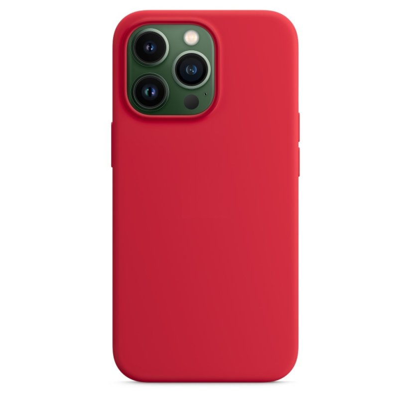 iPhone 13 Pro Max Silicone Case s MagSafe - (PRODUCT)RED™ design (červený)