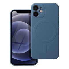 Kryt Silicone Mag Cover Case s MagSafe iPhone 12 mini Blue Kryt Silicone Mag Cover Case s MagSafe iPhone 12 mini Blue