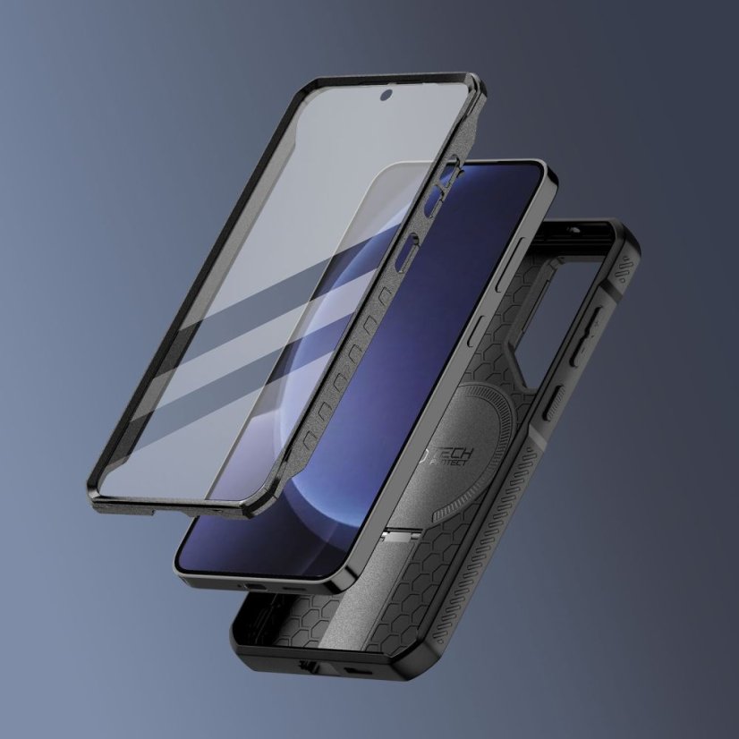 Kryt Tech-Protect Kevlar Kevlar Magsafe Samsung Galaxy S25+ Plus Black