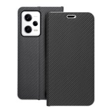 Tok Flip Case Xiaomi Redmi Note 12 Pro 5G LUNA Book Carbon Case Black